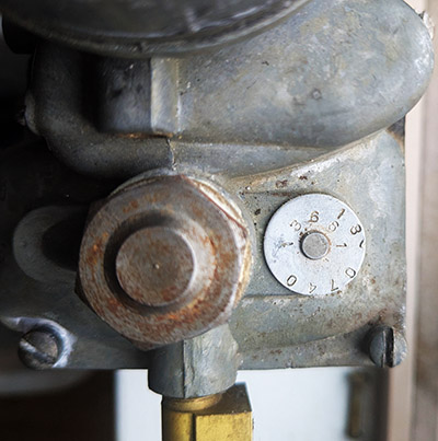 Zenith 228 carburetor number location