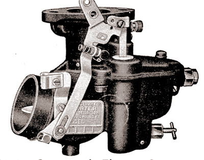 Carter BB1 updraft carburetor