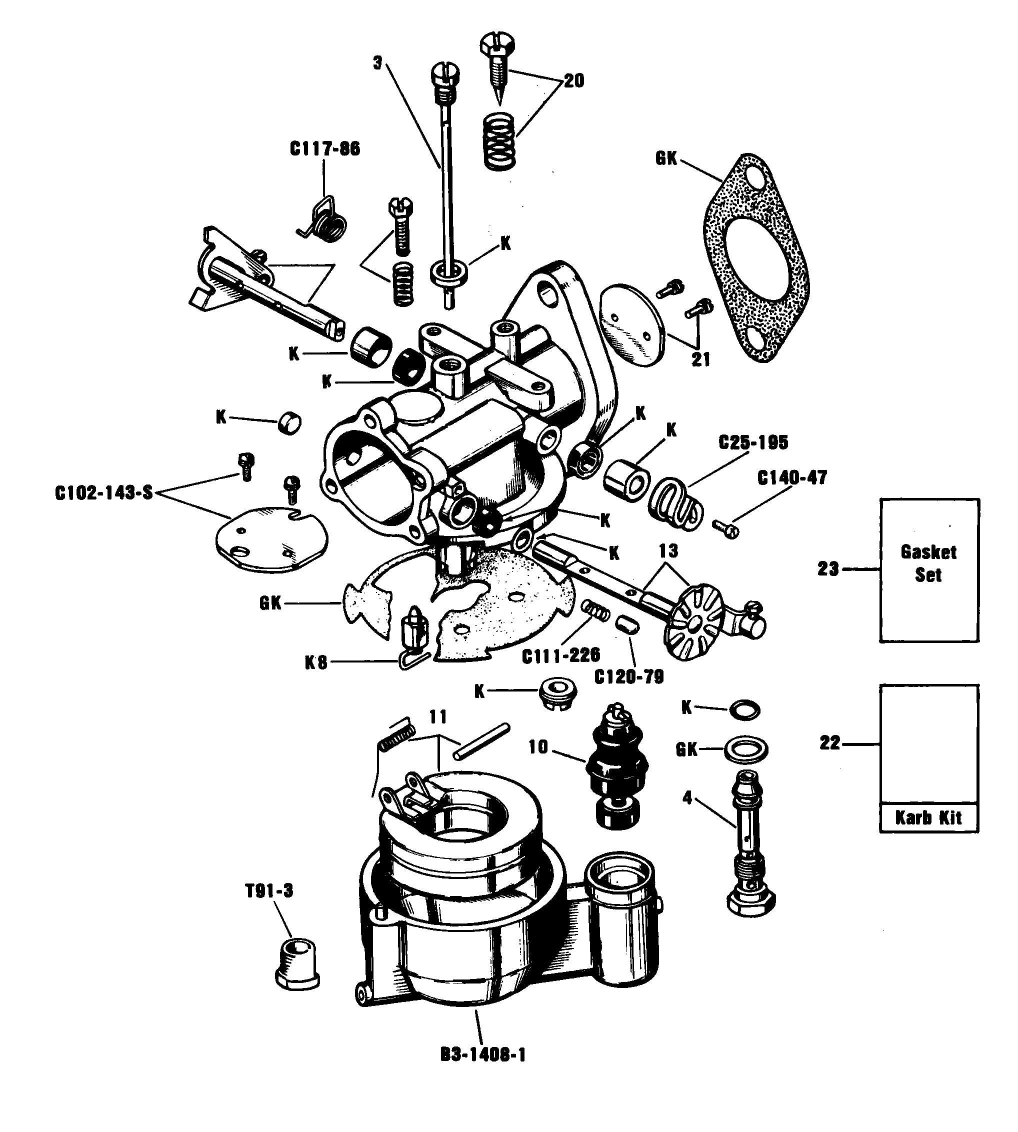 Zenith Type 16 exploded view