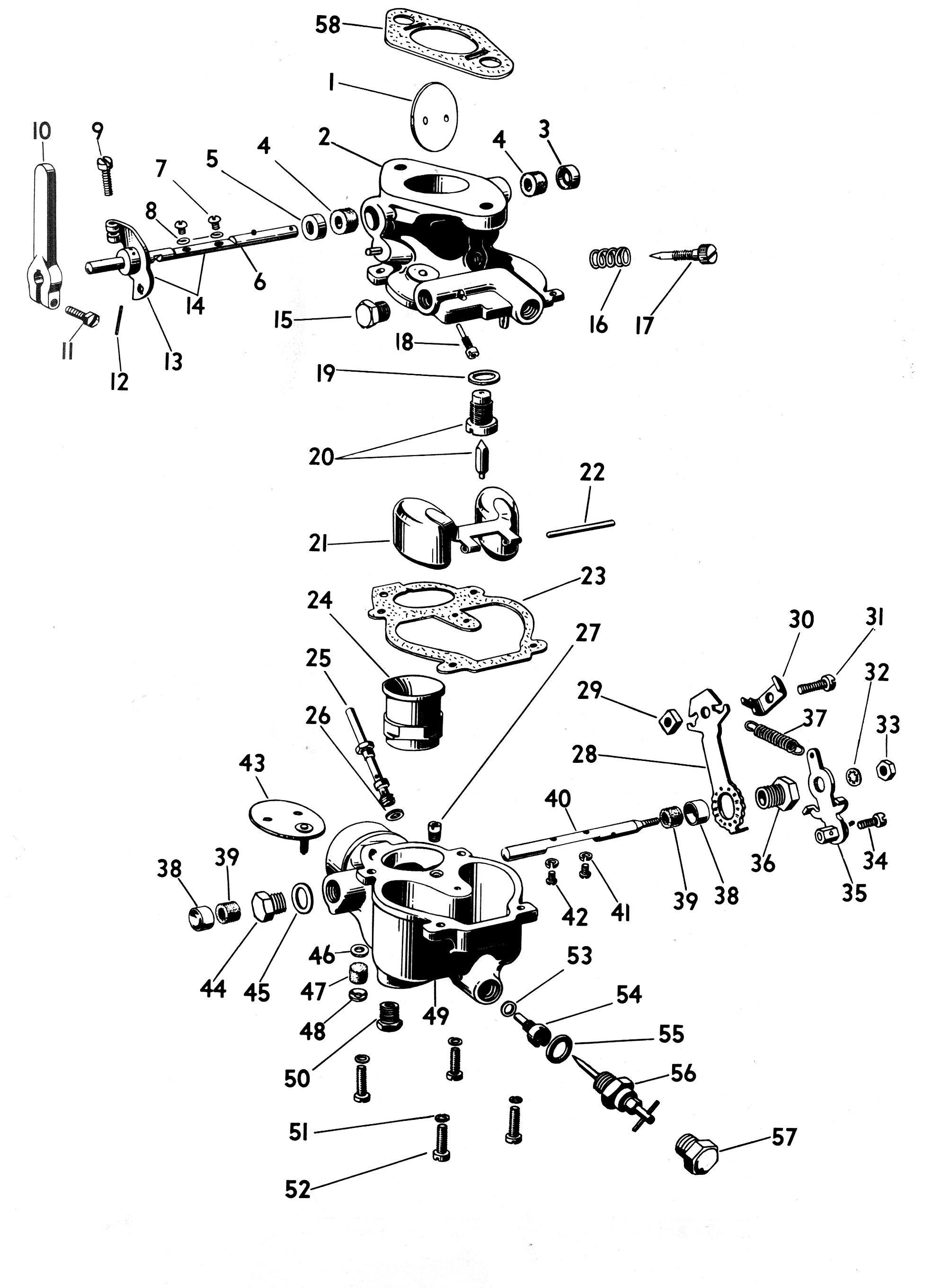 Zenith Type 61 exploded view