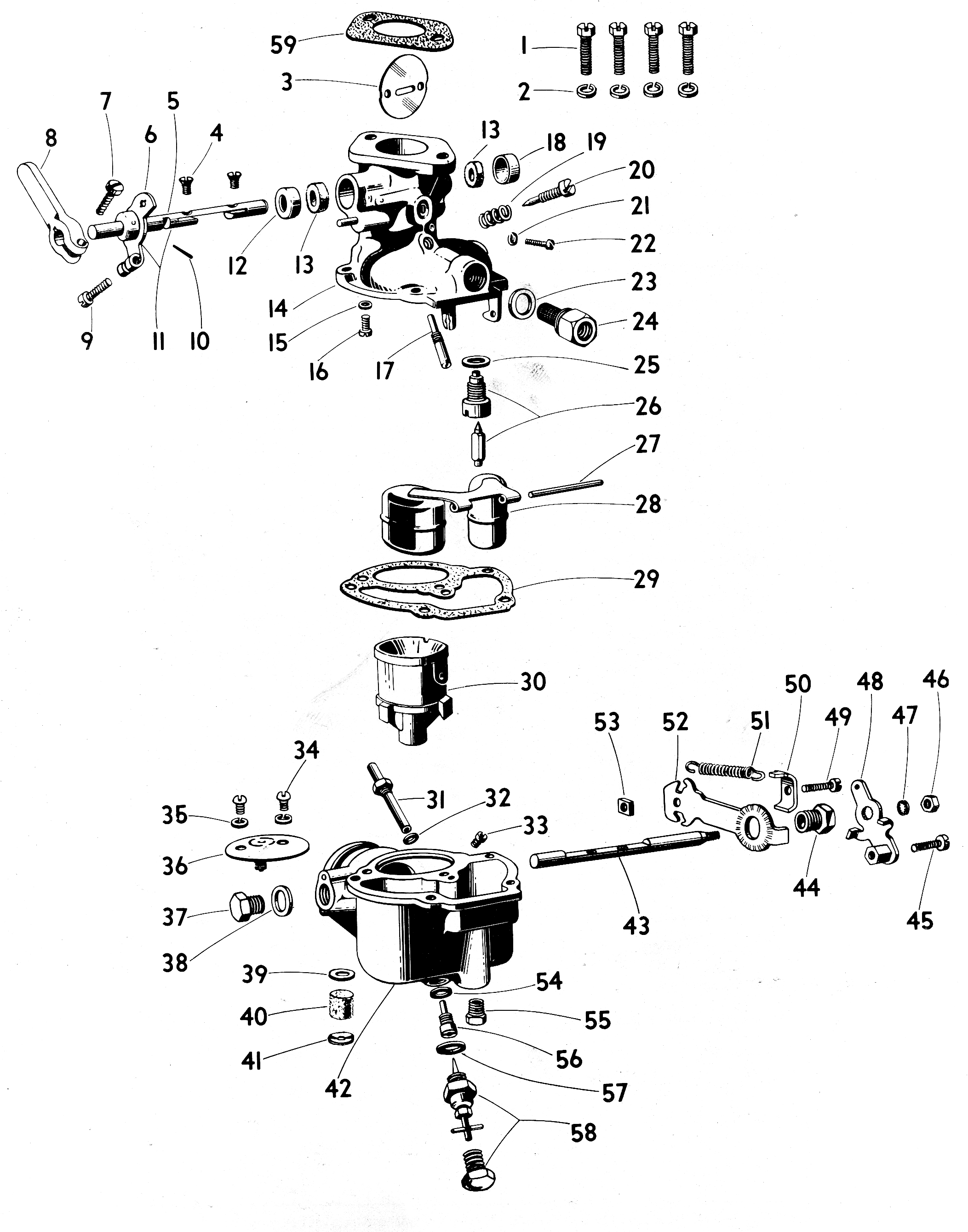 Zenith Type 62 exploded view