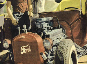 Dragstrip girl move poster with Stromberg 4A carbs