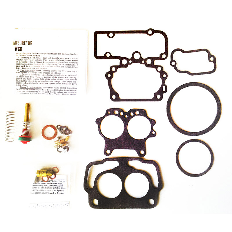 1955-1960 Buick 264, 322, 364 2 barrel Carter WGD carburetor kit part number ck4500