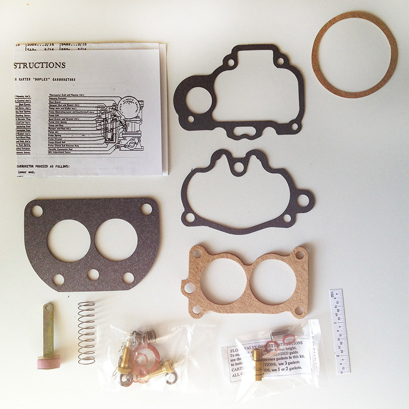 1939-1942 Nash 2 barrel Carter WDO carburetor kit part number ck4541