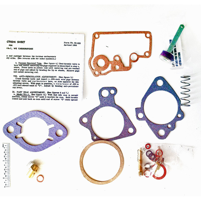 Carter WA-1 Nash, Studebaker, Studebaker Truck Carburetor Kit