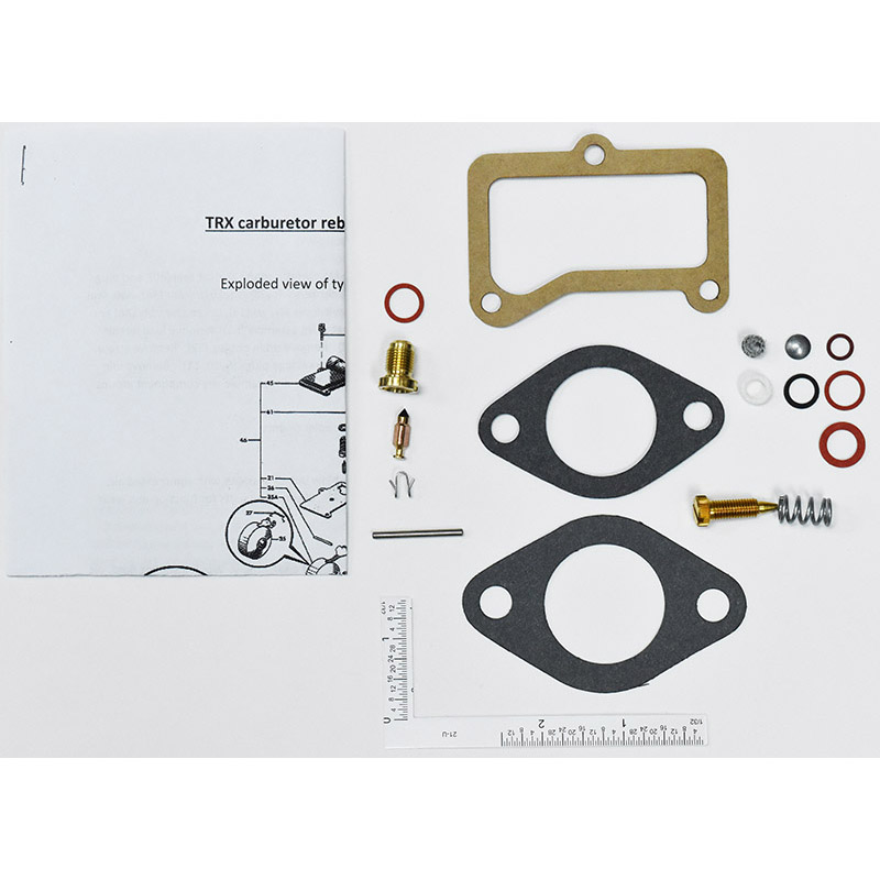 Carburetor kit for all Marvel-Schebler TRX carburetors except TRX15 and TRX19 part number ck6000