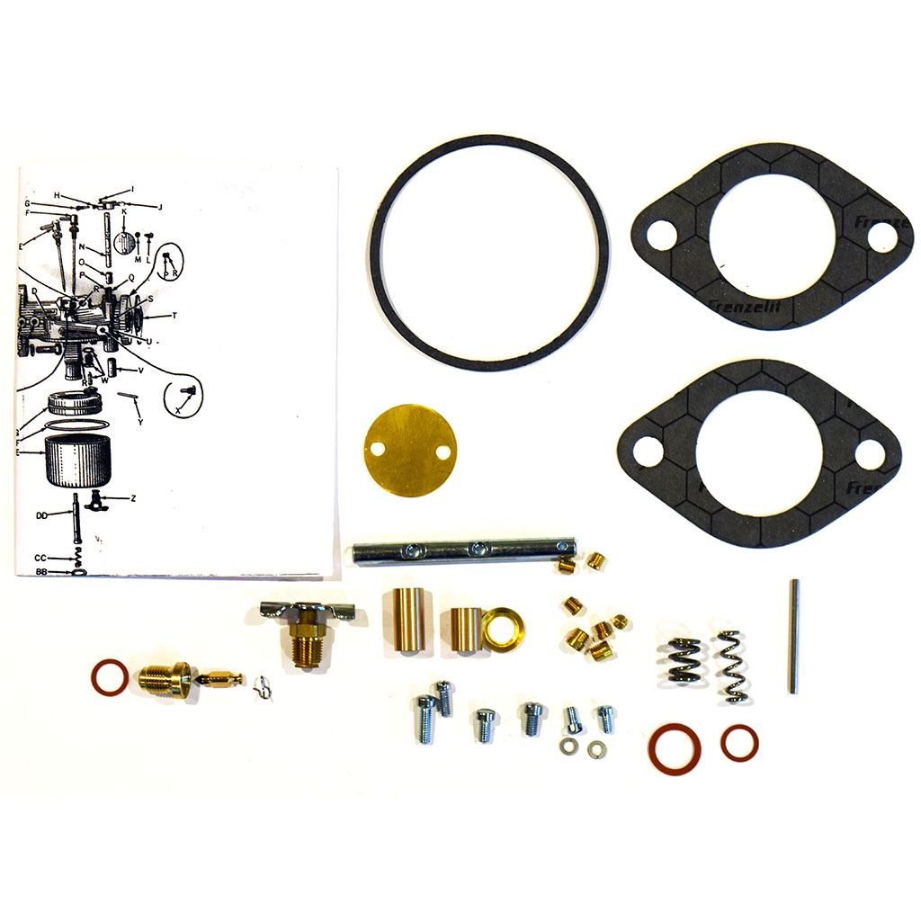 Carburetor kit with throttle shaft for DLTX-26, DLTX-46. John Deere # AH523R. Model H, HN tractor part number ck6671