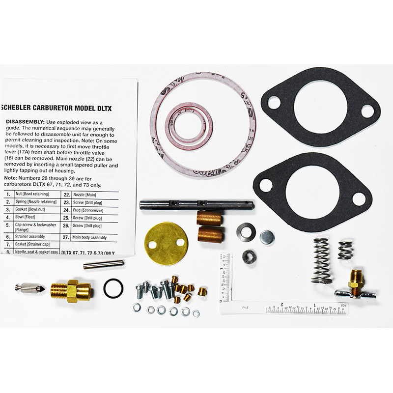 Marvel-Schebler DLTX34 carburetor kit6 part number ck6761