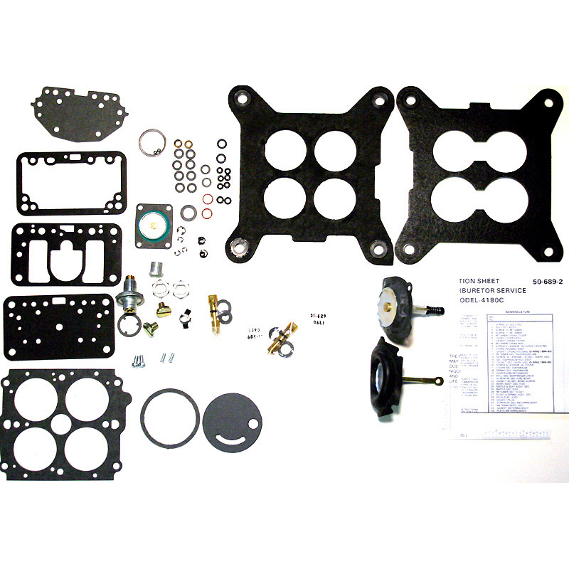 1983-1990 Ford, Mercury and Ford Trucks 302 HO, 351, 460 Holley 4180C carburetor kit part number ck7304