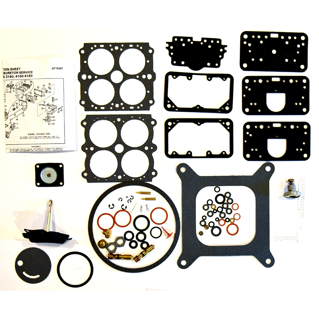 1968-1970 Ford Cobra Jet, Super Cobra Jet, Shelby, 428, 429, Chevrolet 302, 396, Z-28 Holley 4150 vacuum secondary premium carburetor kit part number ck7581