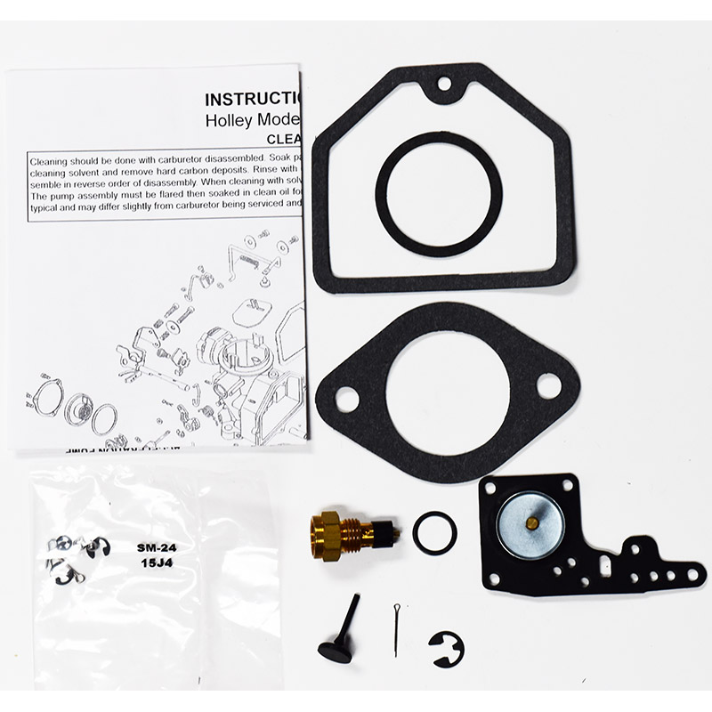 1964-1969 AMC 199, 232 cid 6 cylinder Holley 1931 carburetor kit with round stem pump part number ck7711