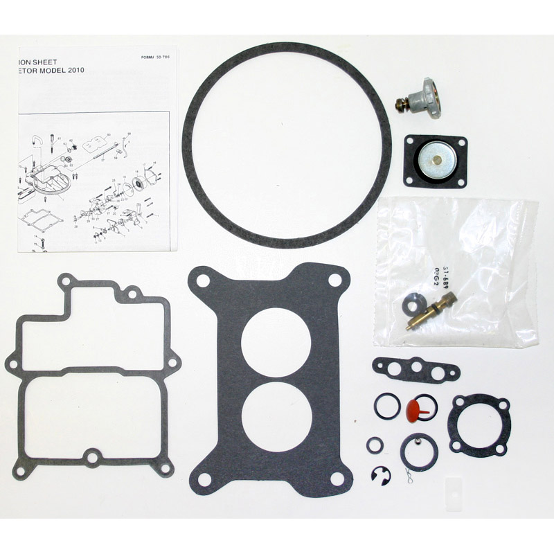 Holley model 2010 aluminum marine 2 barrel carburetor kit part number ck8734