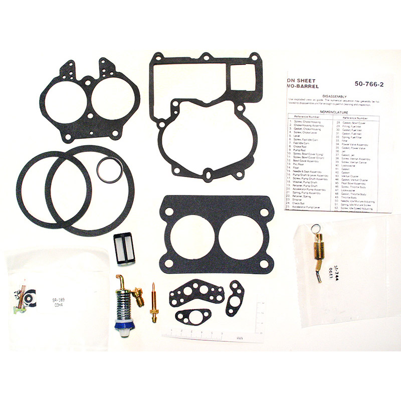 Mercarb 2 barrel marine carburetor kit part number ck8816