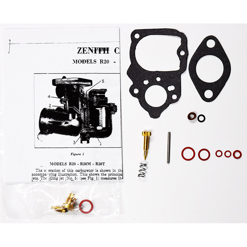 Zenith R20 4 screw carburetor kit part number ck9009