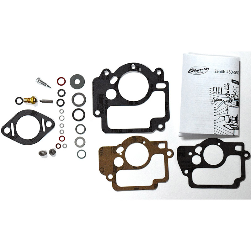 Zenith Model 456, 556M2 Chrysler, Chris Craft Marine Updraft Carburetor Kit part number ck9012
