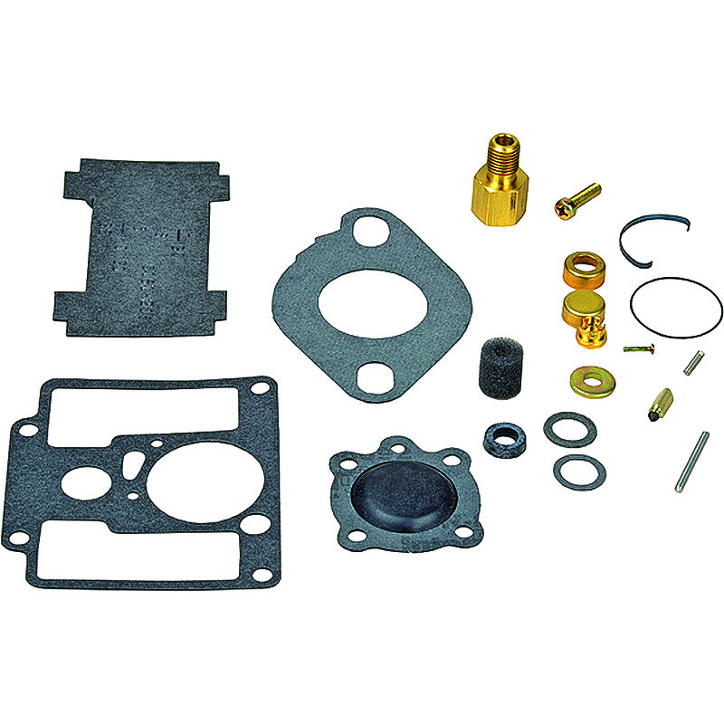 Zenith model 33 downdraft spring loaded needle/seat, pump diaphragm, Ford industrial carburetor kit part number ck9961