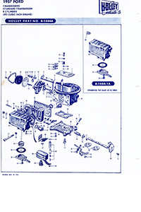 Holley 2300 2 bbl 1957 - 1959 Carburetor Manual