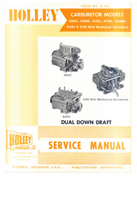 Holley 1963-1965 Chevrolet High Performance Carburetor Service Manual