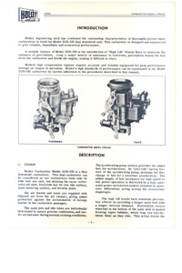 Holley Model AA-1, 2100, 2110 Flathead V-8, Lincoln V-12 and 272 CID Carburetor Service Manual