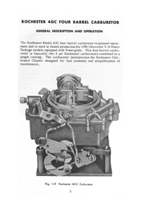 Rochester 4G, 4GC 1956-1967 Chevrolet and GMC Cars and Trucks Carburetor Service Manual