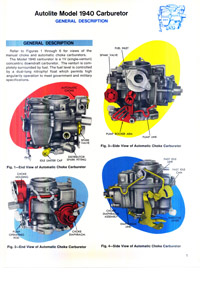 Holley Model 1940 Autolite, Motorcraft Carburetor Service Manual