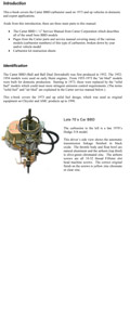 Carter BBD 1973-up Small Bore (1-1/4") Carburetor Service Manual eBook pdf part number cm233