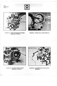 Rochester Varajet E2SE Carburetor Service Manual