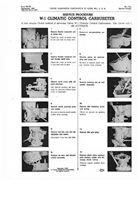 Carter W-1 1932-48 Chevrolet, Oldsmobile, Pontiac, Studebaker Carburetor Service Manual