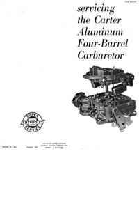 Carter AFB 1962-1965 Chevrolet 327, 409 engine, Including Dual Carbs Carburetor Service Manual ebook pdf part number cm455