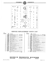 Stromberg BX Series Carburetor Service Manual