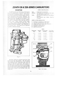 Zenith 28, 228 Carburetor Service Manual ebook pdf part number cm514