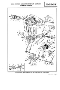 Stromberg WW 1953-1956 Dodge Carburetor Service Manual
