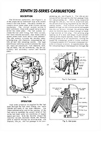 Zenith Model 22 Carburetor Service Manual eBook pdf part number cm903