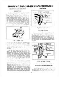 Zenith Model 67, 267 Carburetor Service Manual eBook pdf part number cm911