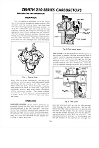 Zenith Model 210 Carburetor Service Manual  eBook pdf part number cm917