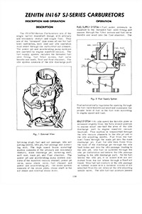 Zenith Model IN167SJ Carburetor Service Manual eBook pdf part number cm919