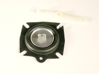 Secondary Diaphragm for Ford 4100 with hole in stem; includes plastic actuating arm (late style) part number d105