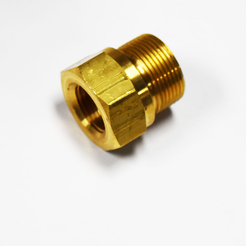 Rochester Fuel Inlet Fitting, brass 7/8-20 3/8" inverted flare tube with short filter part number fn9081