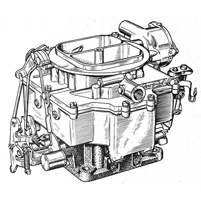 Typical Stromberg 4A carburetor