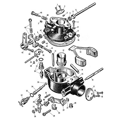 Typical Stromberg UC carburetor